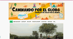 Desktop Screenshot of caminandoporelglobo.com